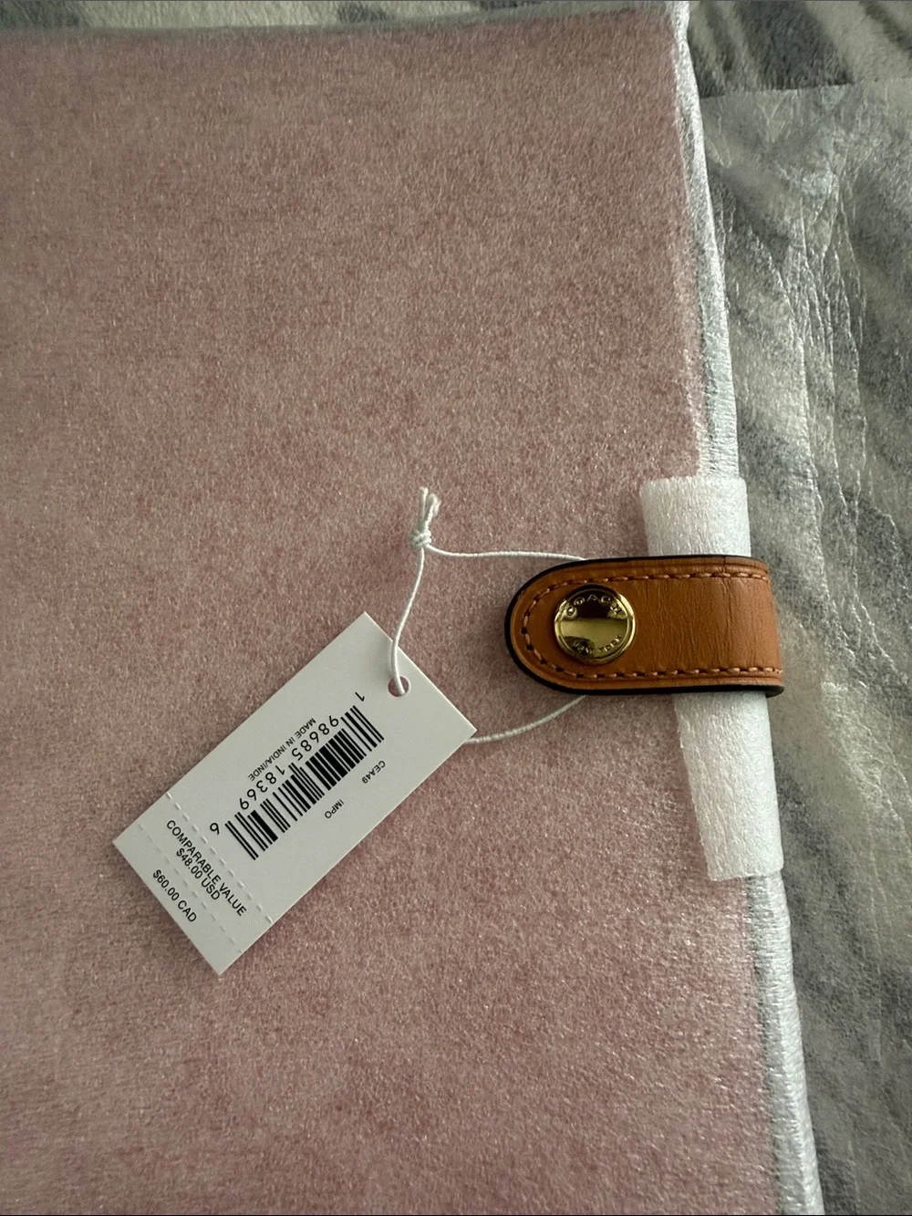 NWT Coach Powder Pink notebook